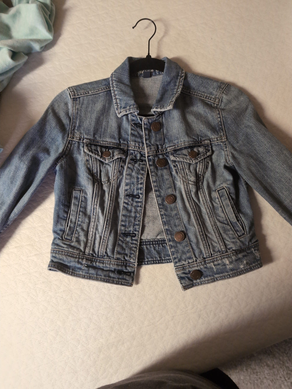 American Eagle Outfitters Light Blue Denim Jacket